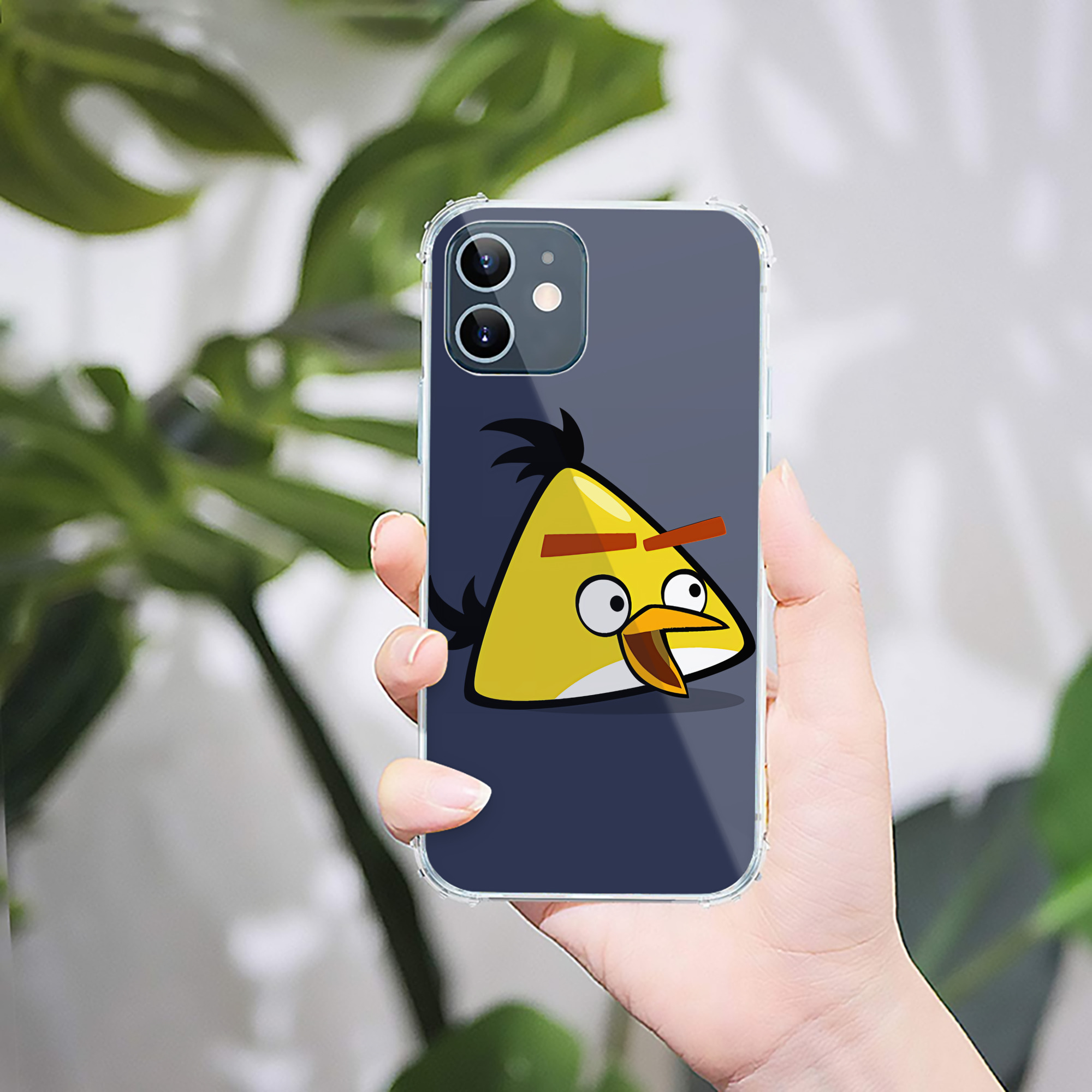 （画像用） Angry Birds アングリーバード 【iPhone 12シリーズ対応】透明スマホケース（クリアソフトケース）